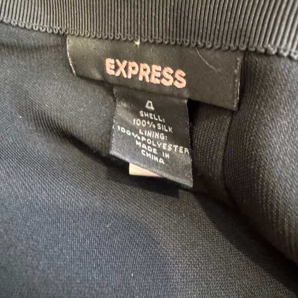 Express Mid Length Polka Dot Skirt - Picture 5 of 5